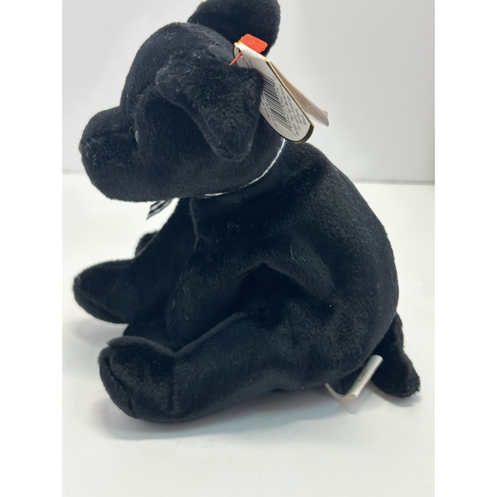 Ty Beanie Baby Luke the Black Labrador Dog 1998 Retired Original w/ Tags Mint